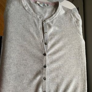 Boden Grey Cashmere Cardigan
